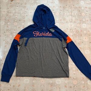 Florida Gators Shirt Womens Long Sleeve Shirt with Hood Captivating Size Small